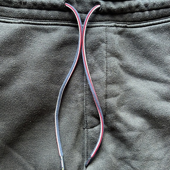 Men's Size Large Tommy Hilfiger Sweatpants Black - Picture 3 of 7